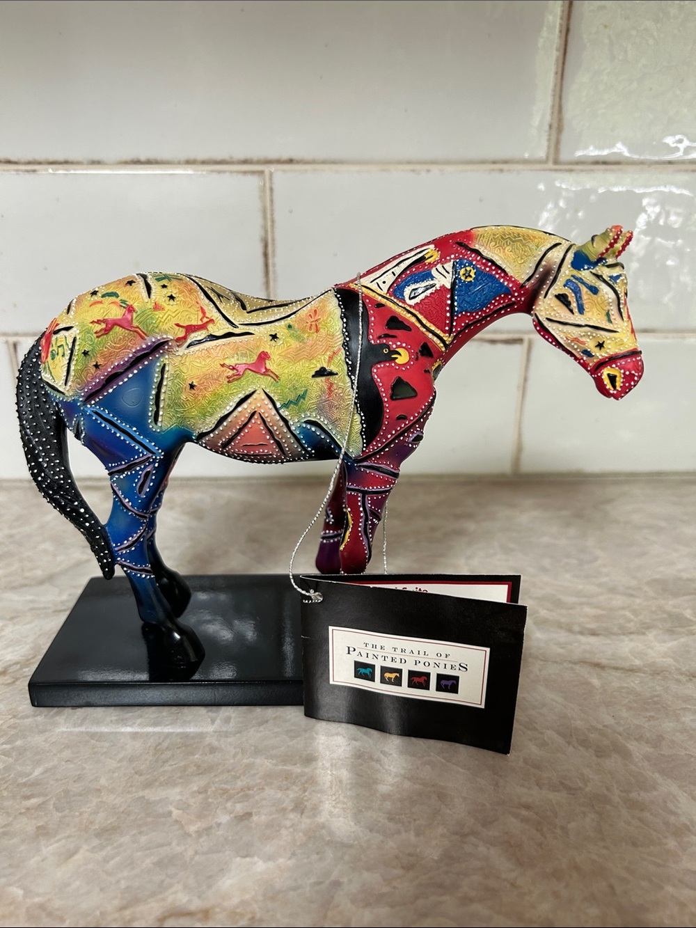 Westland 1st Edition Trail Of Painted Ponies Thunderbird Suite Horse #1582